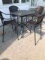 Outdoor Table 4 metal Chairs