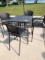 Outdoor Table 4 metal chairs