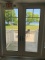 Therma-tru Exterior French Door soild wood, 6ft wide 7ft 9in tall *REMOVAL ALLOWED ONLY ON LAST DAY-