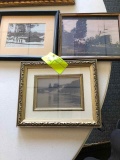 3 small frame photos  *TABLE IS NOT INCLUDED IN THIS LOT*