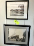 2 Black frame photographs