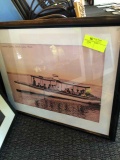 one wooden frame photo