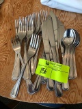 30 piece silverware set 10 of each utensil   *TABLE IS NOT INCLUDED IN THIS LOT*