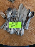 30 piece silverware set 10 of each utensil   *TABLE IS NOT INCLUDED IN THIS LOT*