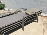 Reclining Pool Chairs x4