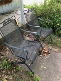 2 Metal Outdoor Chairs
