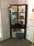 Corner shelve 2ft deep 76 in x 36 in *MERCHANDISE IS NOT INCLUDED IN THIS LOT*