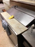 Deli counter with cutting boards