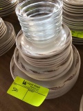 Dinner ware set of 5 each - 3 plate sizes and 1 bowl size