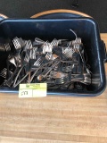 Tub of forks