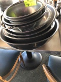 10 stainless bowls