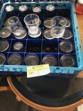 24 glasses with carrying case