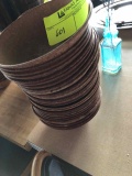 27 wooden bowls