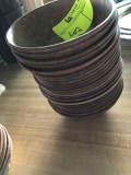24 wooden bowls