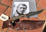 Steve McQueen Bowie Knife. This knife was from Steve's collection and come with complete documentati