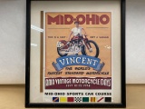Vincent Mid Ohio Framed Poster
