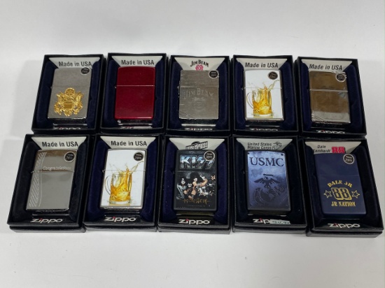 Zippo lighters. Estimated retail value $294.00