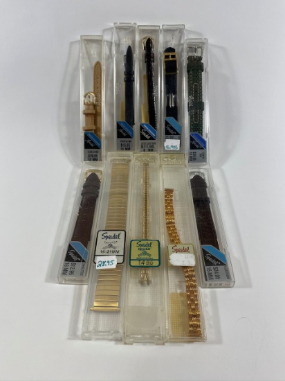 Watch bands, ranging from 8mm to 21mm. Estimated Retail Value of $173.00