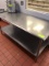 Stainless steel table with bottom shelf 6' x 2'6
