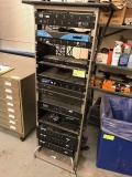 Audio sound system with rack