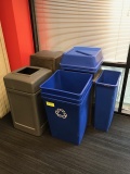 Garbage cans qty 7