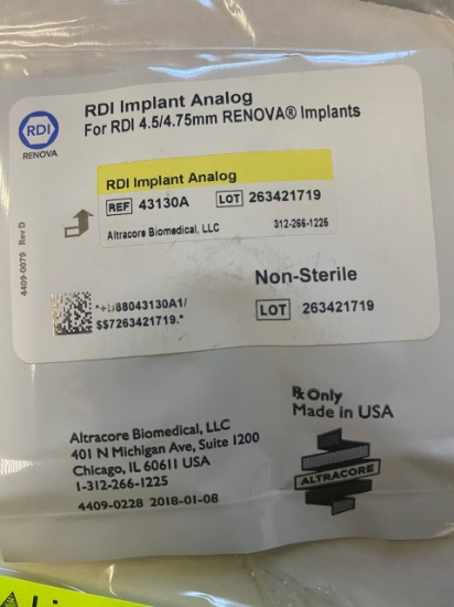 43130A  Renova RDI Implant Analog