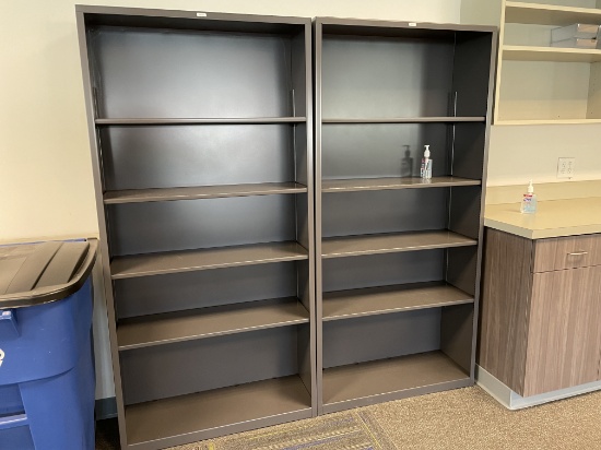 HON Bookshelves, 71"x34.5"x12.5", Model HONS72ABCS