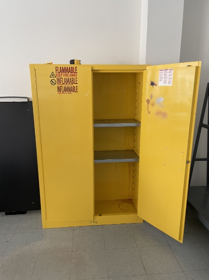 Uline Flammable Storage Cabinet, Model H-1564M-Y