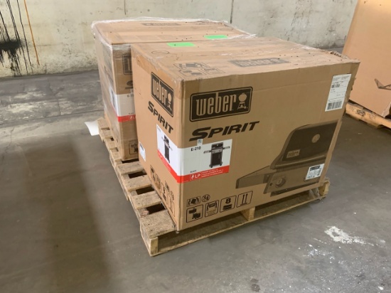 Lot of (2) Weber Spirit  GRILLS