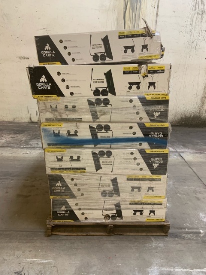 Lot of (13) gorillas carts