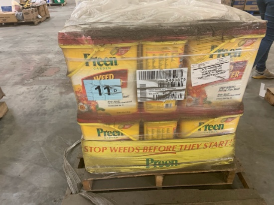 Lot of (26) buckets of Preen weed preventer