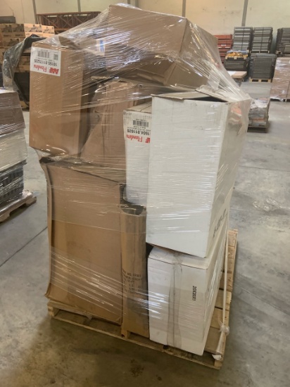 Pallet of mixed merchandise, to include but not limited to: assorted air filters and more