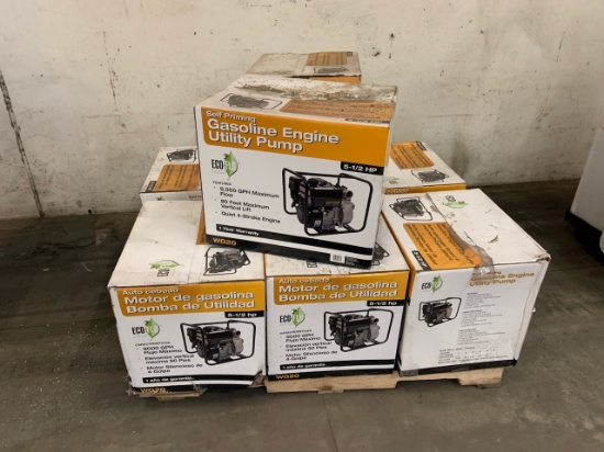 Lot of (8) Utility pumps