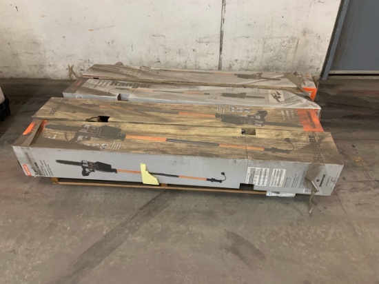 Lot of (4) Electric pole saws