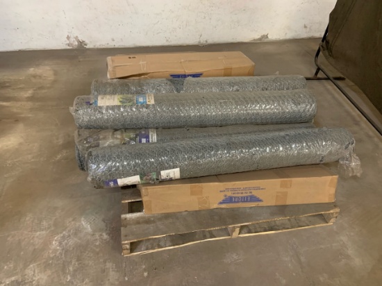 Pallet of mixed merchandise, to include but not limited to: microfiber ceiling dusters and chicken w