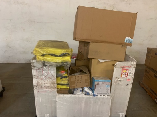 Pallet of mixed merchandise, to include but not limited to: Yeti cooler, Floatation devices, lounge