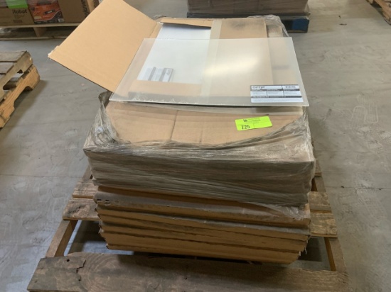 Lot of Acrylic sheets 18" X24"  (24 boxes (10) units per box)