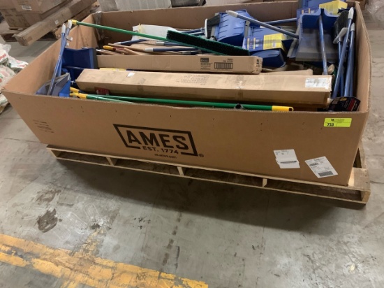 Lot of Assorted Brooms