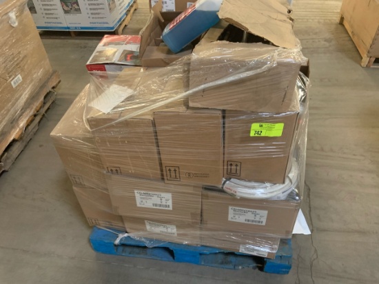 Pallet of mixed merchandise, to include but not limited to: Dirt Devil vacuum cleaner, RV or marine
