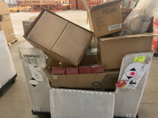 Pallet of mixed merchandise, to include but not limited to: First alert safes, Christmas lights and