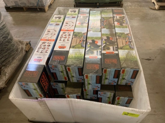 Lot of (12) Black & Decker 20 V Trimmers