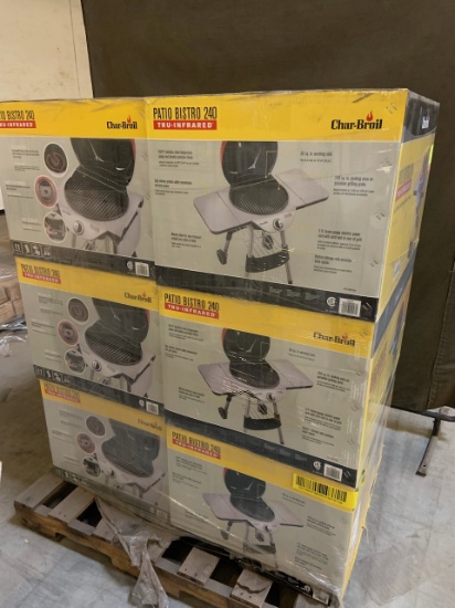 Lot of (6) Patio Bistro 240 grills