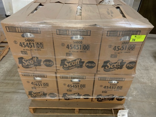 Lot of Scott Toilet paper