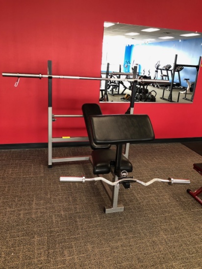 Continental Systems Incline Bench w/ Removable Preacher Pad