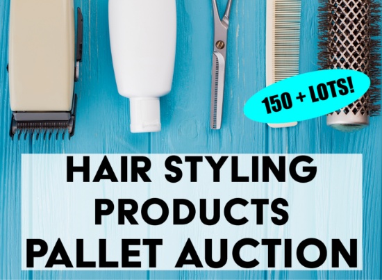 Hair Styling Products Pallet Merchandise Auction