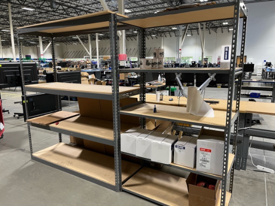 Lot of 2 Shelving Units
