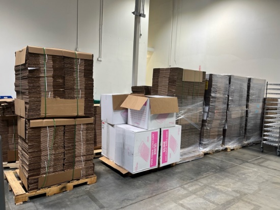 Lot of Boxes & Bubble Wrap