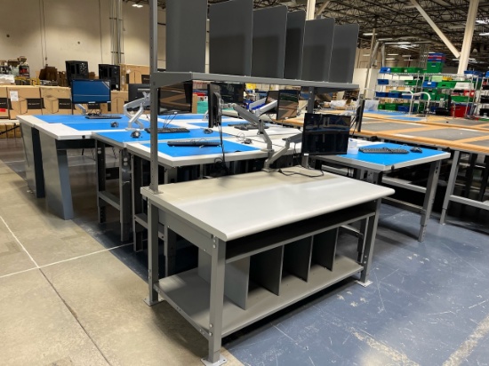 Lot of 10 Work Stations