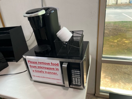 Microwave w/ Coffee Maker