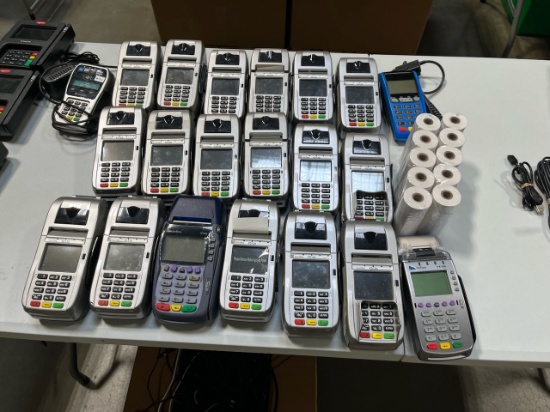 Lot of 21 Assorted Credit Card Reader